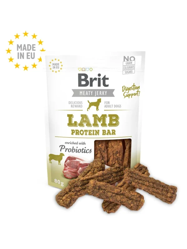 Brit Jerky Snack–Lamb Protein bar