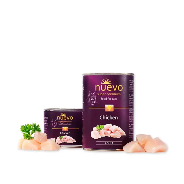Nuevo Adult Chicken с пиле - Консервирана храна за израснали котки, 200/400 гр.